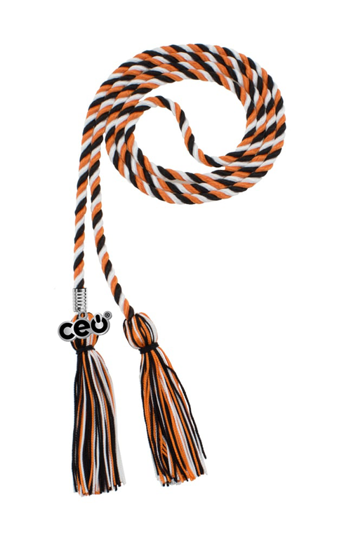 CEO Tri-Color Graduation Cord with Charm