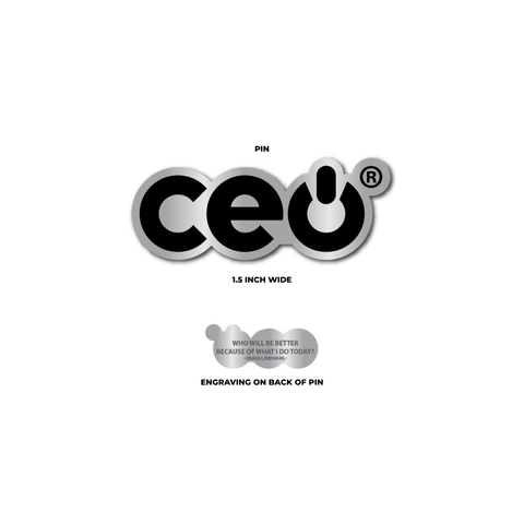 CEO Logo Pin