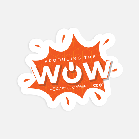 Producing the WOW Sticker